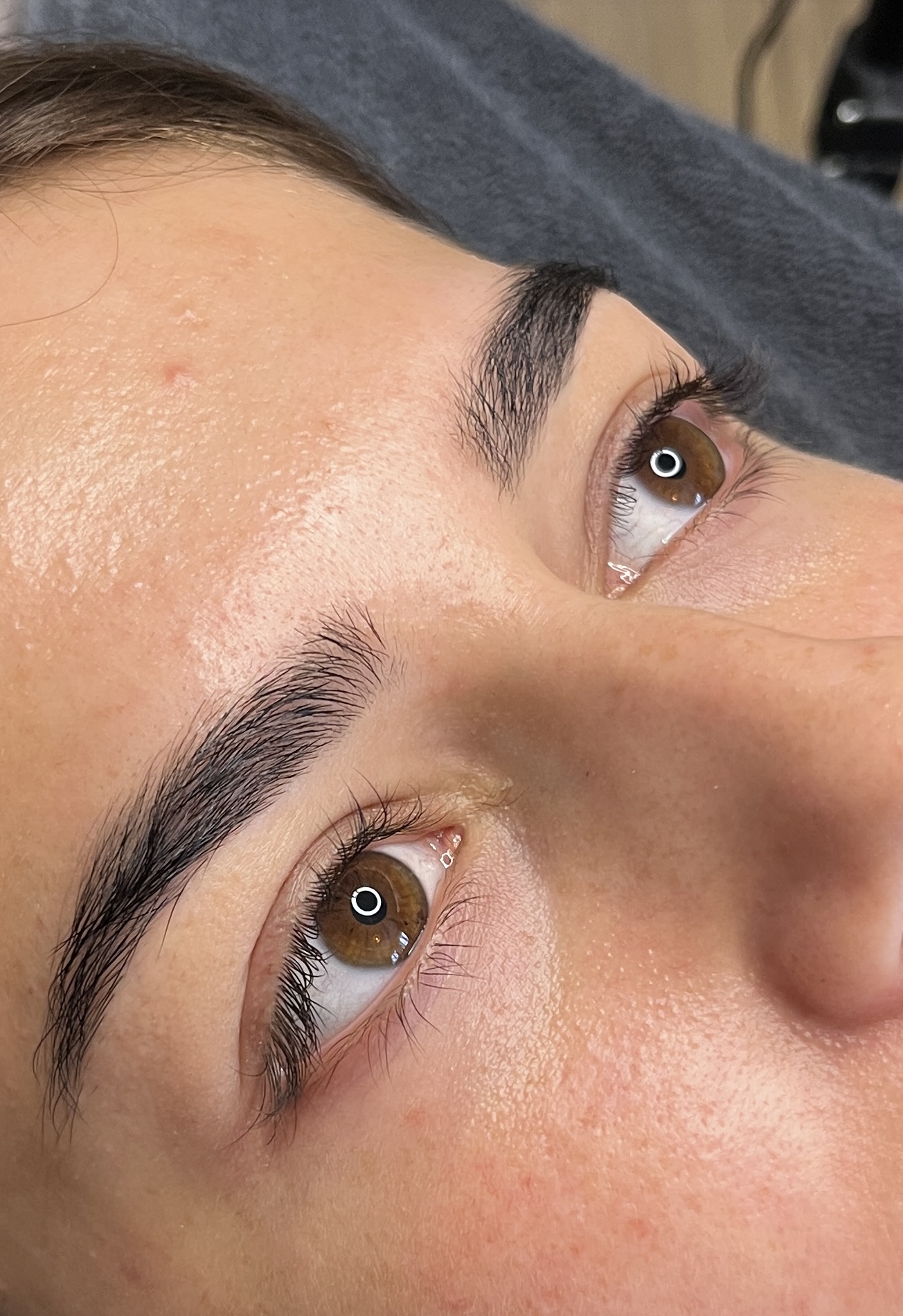 Voor de lashlift: wimpers met een natuurlijke stand